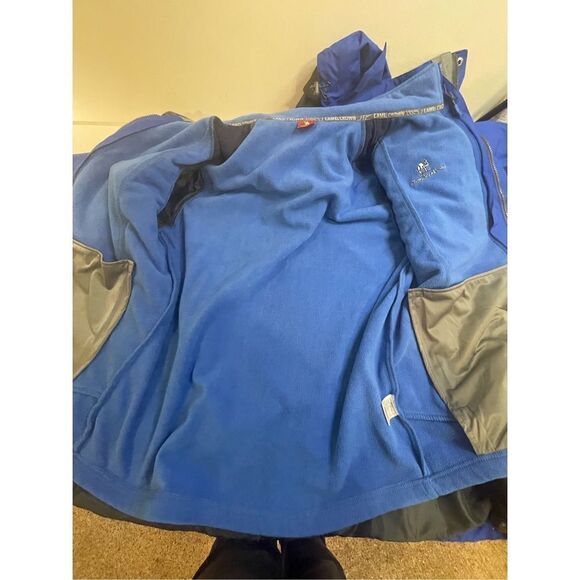 Camel Crown men’s large 3 in 1 jacket blue NWT - Picture 5 of 10